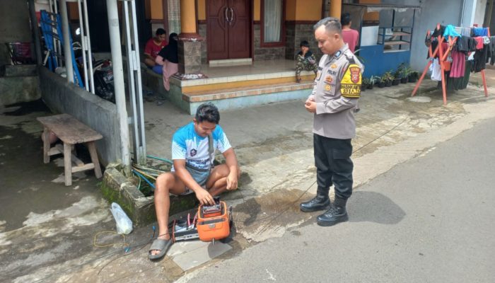 Wujud Kedekatan Polri, Bhabinkamtibmas Polsek Rajagaluh Jalin Silaturahmi dengan Warga Desa Teja