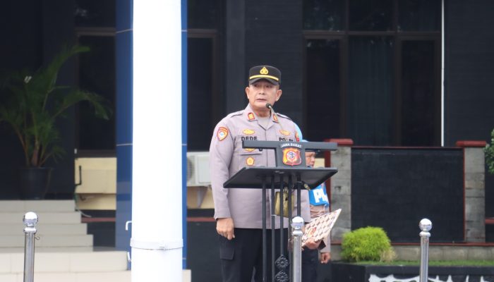 Polres Majalengka Gelar Apel Pagi, Kapolres Tekankan Disiplin dan Profesionalitas Personel