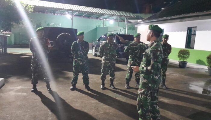 Patroli Maung Koramil 13/Cisoka Tingkatkan Keamanan Malam Hari