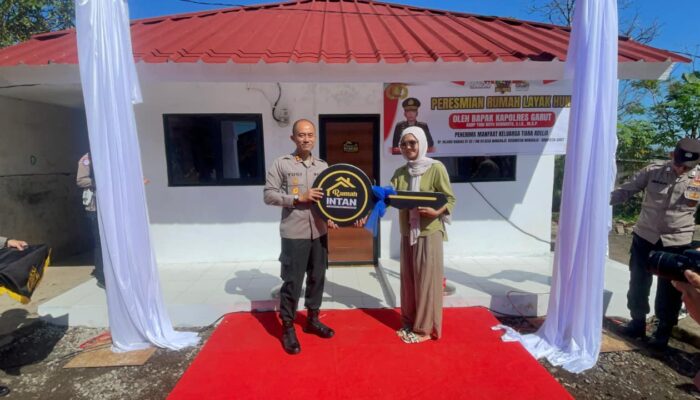 Wujud Kepedulian untuk Masyarakat, Polres Garut Kembali Resmikan Rumah Layak Huni di Wanaraja Yang Ke-3
