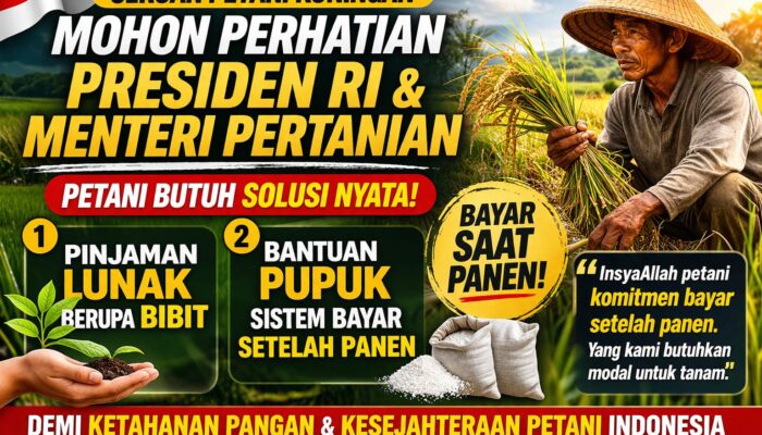 Jeritan Petani Kuningan ke Presiden dan Menteri Pertanian: Butuh Solusi Nyata, Pinjaman Bibit dan Pupuk Bayar Saat Panen