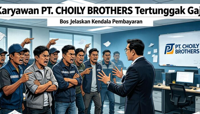 Gaji Pekerja Diduga Menunggak Hingga 7 Minggu, PT CHOILY BROTHERS Jadi Sorotan