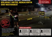 Diduga Tak Sesuai SOP, Razia Polsek Tambora Disorot Warga karena Posisi Petugas Berjarak dari Plang Operasi