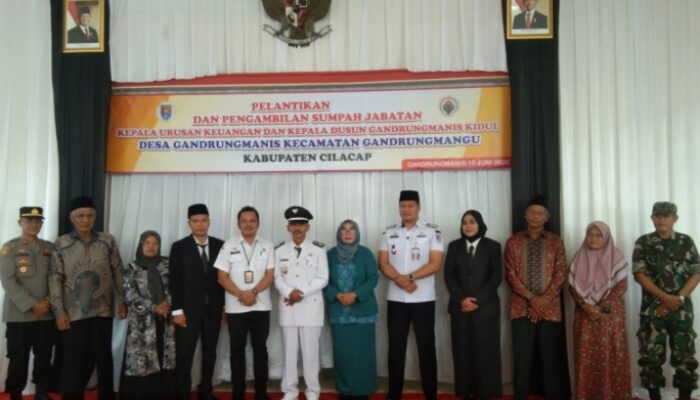 Selesai Melalui Proses Panjang, Pemdes Gandrungmanis Lantik Kaur Keuangan dan Kadus Baru
