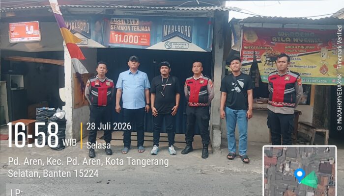 Dua Kali Dilaporkan, Kios Diduga Sarang Obat Keras di Pondok Aren Akhirnya Dipasang Police Line