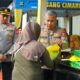 Gerakan Pangan Murah Yang Digelar Polisi Diserbu Warga, 5 Ton Beras SPHP dan Minyak Kita Disalurkan