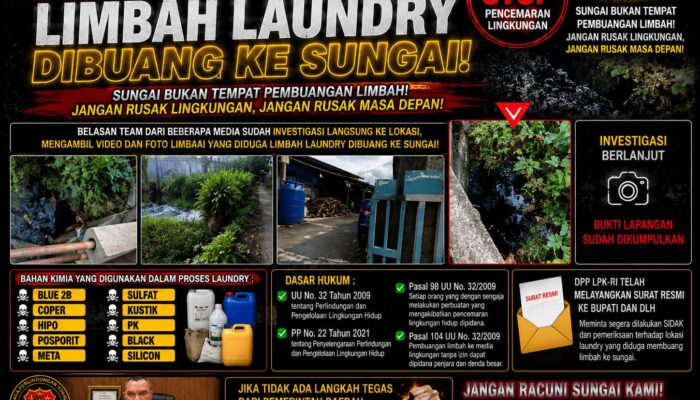 Dugaan Limbah Laundry Di Kabupaten Pekalongan Disorot, Belasan Tim Media Turun Investigasi