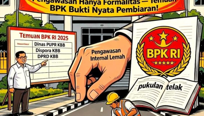Pengawasan Internal Tak Berfungsi, PUPR, Dispora dan DPRD KBB Jadi Sorotan Tajam BPK