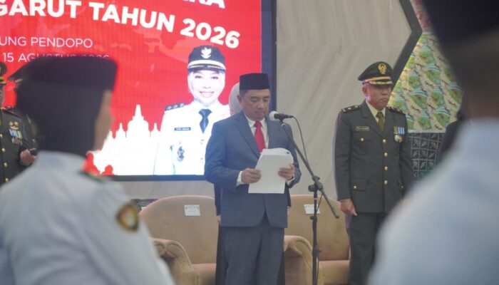 Bupati Garut Kukuhkan Paskibraka Kabupaten Garut Tahun 2026