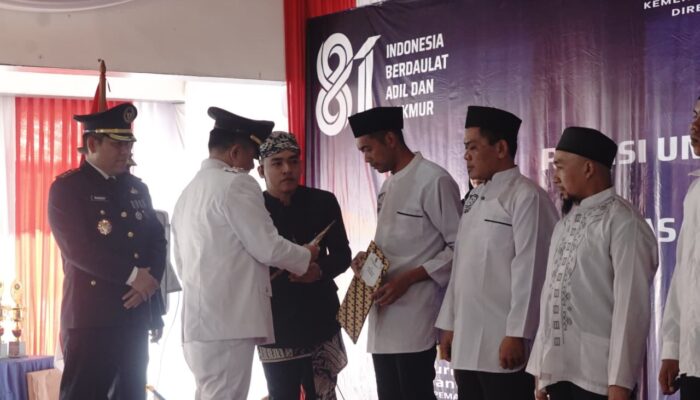 HUT ke-81 RI, Warga Binaan Lapas Garut Terima Remisi