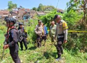 Polisi Amankan Lokasi Penemuan Hulu Ledak Mortir di Tarogong Kidul