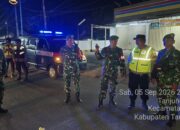 Koramil 09/Mauk Gelar Patroli Bersama Polsek, Antisipasi Daerah Rawan Begal