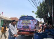 POLRES SERANG SALURKAN 8.000 LITER AIR BERSIH UNTUK WARGA TERDAMPAK KEKERINGAN DI TANARA