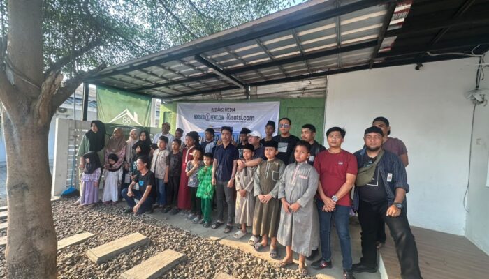 Redaksi Media Indosatunews.com dan Pusatsi.com Gelar Santunan