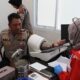 HUT Lantas ke-71, Anggota Polres Garut Donor Darah