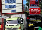 Diduga Pakai Barcode Kendaraan Lain, Mobil Box Isi 126 Liter Solar di SPBU 34.421.09 Serang