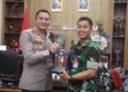 Perkokoh Sinergitas TNI-Polri, Kapolres Majalengka Terima Silaturahmi Danlanud Sugiri Sukani