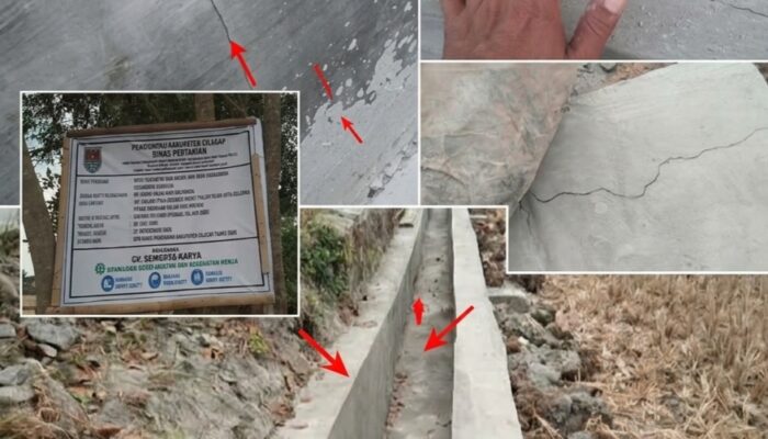Dugaan Proyek RPJIT Retak Parah dan Pelaksana Salahkan Cuaca Belum Direspon Maksimal, Rekam Jejak Pelaksana Disorot