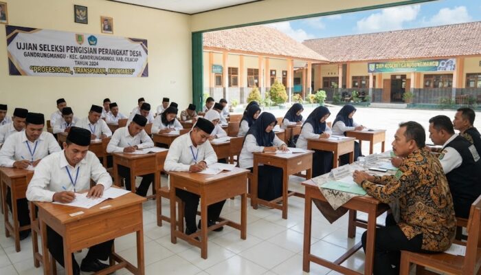 Dua Jabatan Perangkat Desa Gandrungmangu Terisi, Novi Rahmawati dan Galih Arlando Raih Nilai Tertinggi