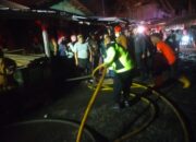 Polisi Cek TKP Kebakaran Hebat Pasar Andir Bayongbong