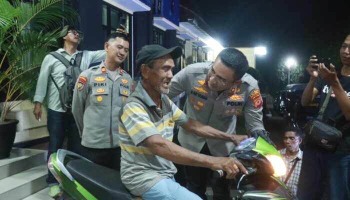 Usai Kasus Terungkap, Polres Majalengka Serahkan Kembali Motor kepada Pemiliknya