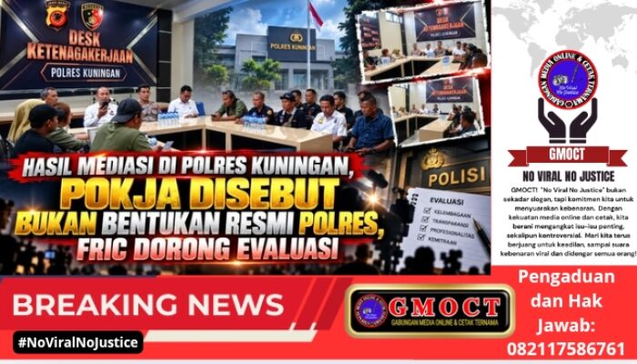 Hasil Mediasi di Polres Kuningan, Pokja Disebut Bukan Bentukan Resmi Polres, FRIC Dorong Evaluasi