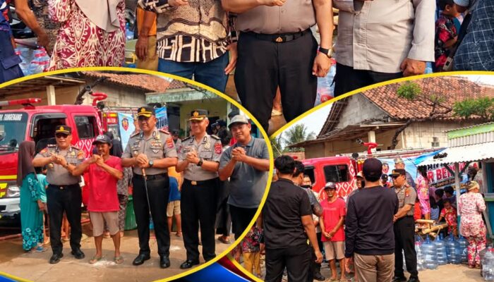 Tiga Kali Salurkan Air Bersih, DPW LSM TAMPERAK Apresiasi Kepedulian Polresta Tangerang