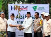 Hallonews Gelar Aksi Sosial di Pandeglang, Tanam Pohon, Bansos hingga Pengobatan Gratis