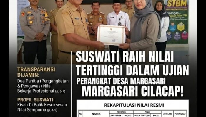 Suswati Raih Nilai Tertinggi dalam Ujian Perangkat Desa Margasari Cilacap